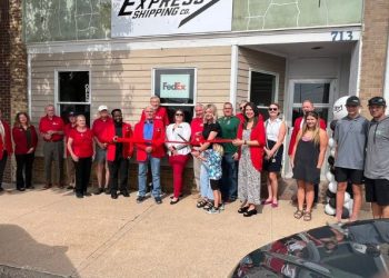 Express Shipping Boone Ribbon Cutting